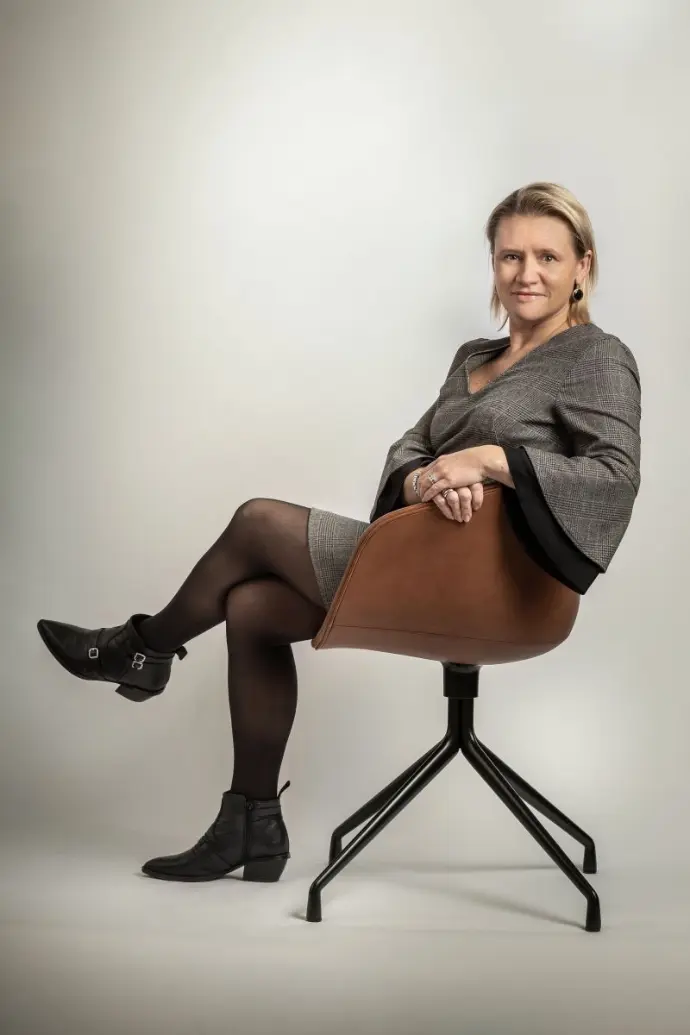 Sylvie Naessens, zaakvoerster Buro International