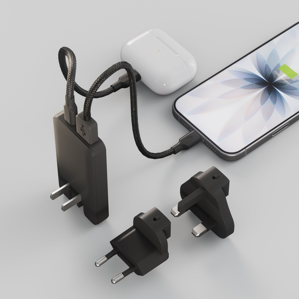 Zens flat USB-C Power Adapter | 65W