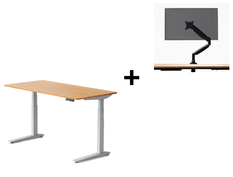 Jaswig Standing desk - Low version + free monitor arm