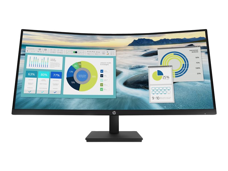 HP P34hc G4 WQHD USB-C Curved Monitor