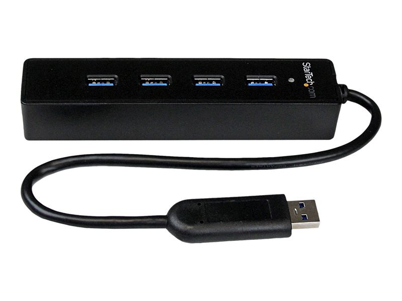 StarTech.com 4-Port USB 3.0 Hub with Built-in Cable