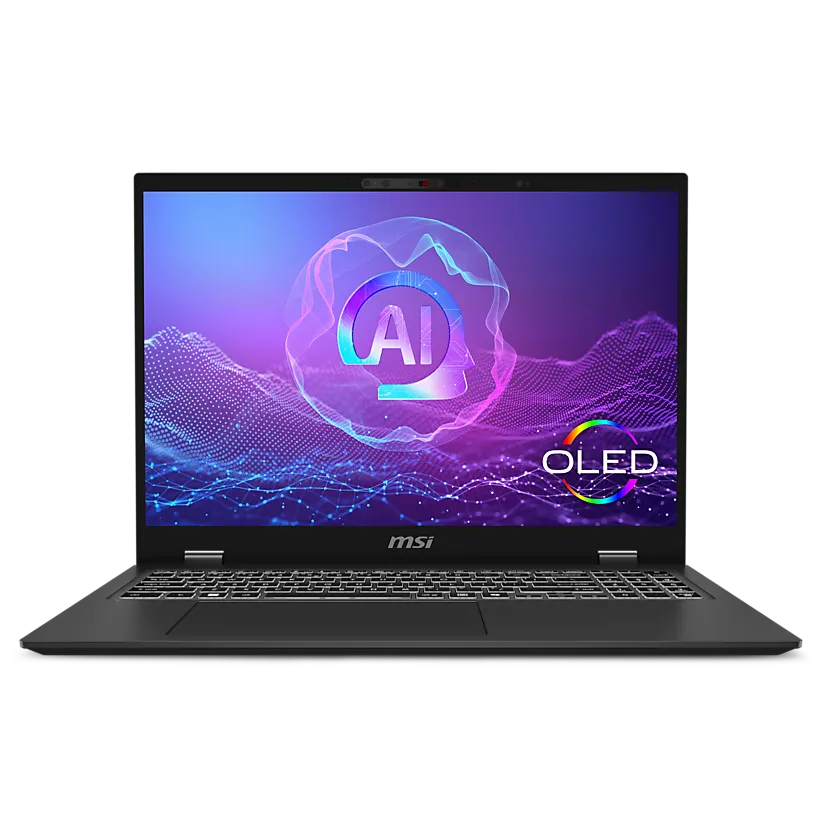 MSI Venture 16 AI A2HMG-075BE - 16" OLED 2K 120Hz - Intel Core Ultra 7 255H - 16GB RAM - 512GB - AZERTY (BE)