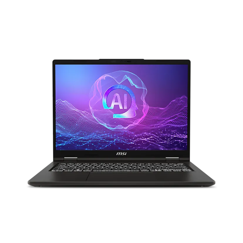 MSI Venture 14 AI A2HMG-071BE - 14" OLED 2.8K 120Hz - Core Ultra 7 255H - 16GB DDR5 - 512GB NVMe SSD - AZERTY (BE)
