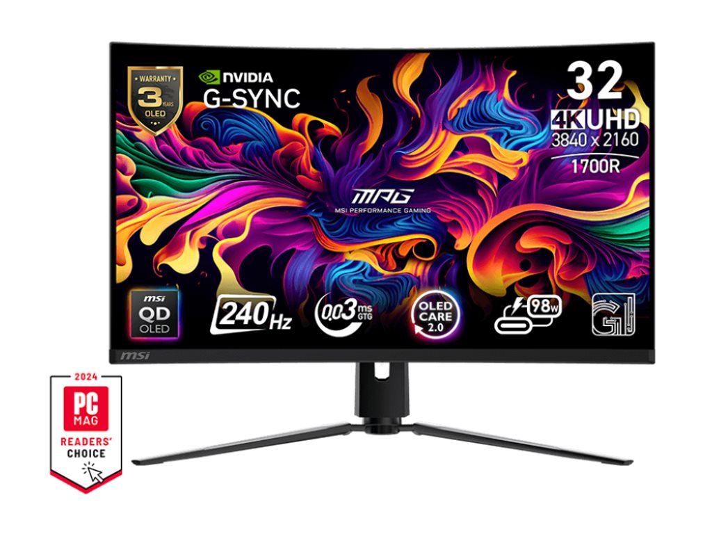 MSI MPG 321CURX QD-OLED 31.5inch QD-OLED 