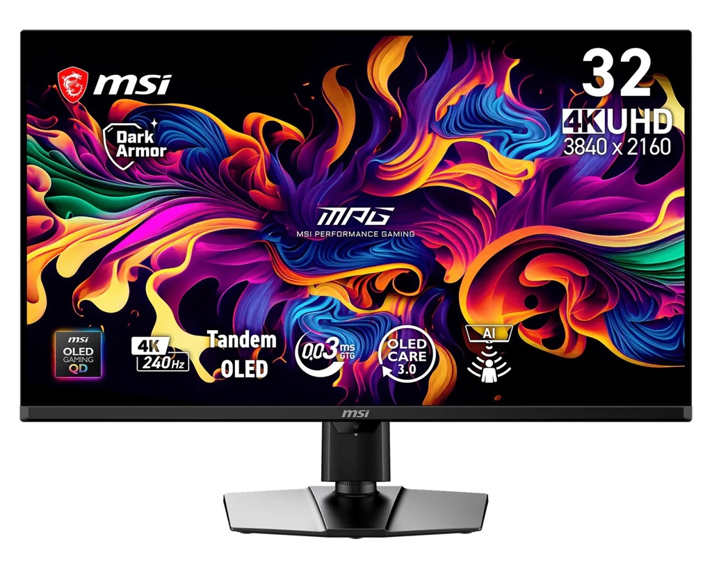 MSI MPG 322UR – 32" 4K QD-OLED 240Hz